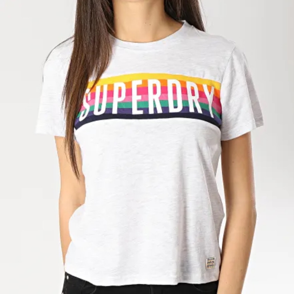 Superdry T-shirt rainbow